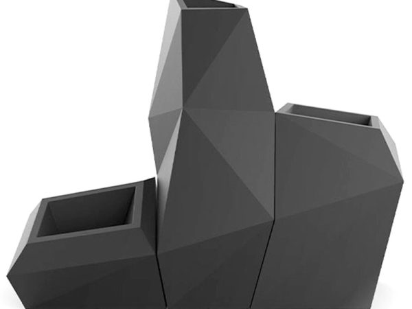 bac à fleurs 3D en résine